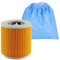 SPARES2GO Textile Bag + Cartridge Filter for Karcher WD2 WD3 Wet & Dry Vacuum Cleaner