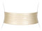 VONMELLI Breiter Gürtel Damen, Elastischer Taillengürtel Damen für Kleider Vintage Mode Dehnbarer Korsettgürtel Cinch Gürtel Gold Passend für Taillenumfang 80-89cm