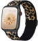 AMSKY Bracelet en Nylon Élastique Compatible avec Bracelet Apple Watch 40mm 44mm 46mm 42mm 41mm 45mm 38mm 49mm Femme Homme, Boucle Unique pour iWatch SE Ultra Serie 10 9 8 7 6 5 4 3 2 1, Léopard
