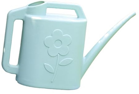 LOVIVER Arrosoir en PETG, Pot à Arrosage de Jardin avec Bouffée Longue, Arrosoir à Fleurs pour Semis Bonsai Intérieur et Extérieur, 4L 39x19.5x25cm, Vert Clair