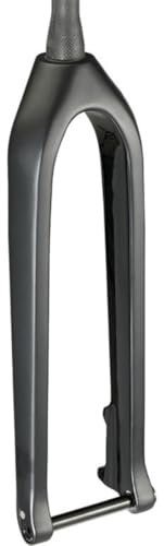 HSIRYAOHD Mountain bike forcella rigida 27,5 29 Downhill forcella in fibra di carbonio freno a disco forcella anteriore 1-1/2 '' affusolata perno passante 15 * 110 mm Boost (29)