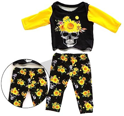 UPKOCH 1 Set Halloween Puppenkleidung Outfits Halloween Kostüme Mädchenkleidung Babypuppenkleidung Puppenkleidung Kleidung Für Puppe Schwarz