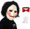 Horror Saw Mask Scary Clown Killer Jigsaw Masks Carnival Halloween Costume Party Props (3PCS)