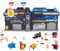 TACHAN - Garaje Maletín Estación Policía - con Sonidos y Luces - Incluye vehículos y Accesorios - +3 (CPA Toy Group 796T00903)