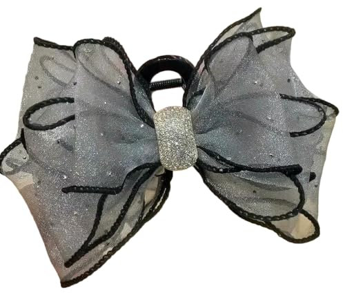 JJDFW Épingle à cheveux en dentelle et maille géométrique papillon vintage élégante Pince à cheveux Serre-tête épingle à cheveux crabe clip accessoires pour cheveux