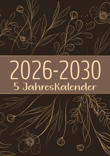 Monatsplaner A4 2026–2030 – Übersicht für fünf Jahre | Monatskalender auf zwei Seiten | Softcover – praktisch für Alltag und Beruf