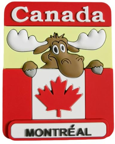 Montreal Quebec Kanada Kühlschrank 3D Magnet Tourismus Souvenir Kühlschrank Dekoration Handwerk Kollektion
