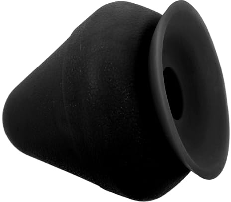 Wand Massageball für Fuß, Rücken, Taille und Nacken, Tpe Schwarz | Saugnapf Basis, Rillenstruktur, für Heim und Arbeit, Leicht Abnehmbar, Glatte Wände, Gezielte Selbstmassage