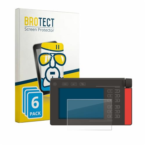 BROTECT 6 Stück Schutzglas für Müller Elektronik SMART570 Schutzfolie Panzer Folie Glas[Extrem Kratzfest 9H, Anti-Fingerprint, Ultra-Transparent]