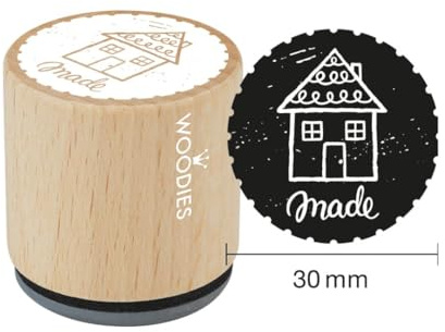 Woodies COLOP Holz-Stempel - Homemade - Abdruckgröße 30 mnm
