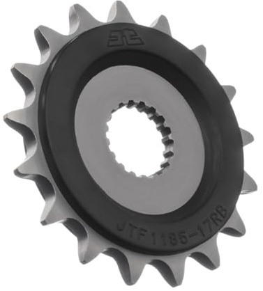 JT Sprockets JTF1185.17RB Rubber Cushioned Front Countershaft Sprocket