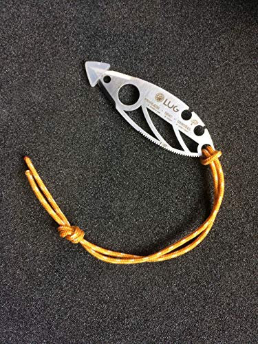 Lug Ouvre huitre TOOL1C révolutionnaire avec cordelette en acier inoxydable argent compact manuel