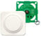 Ehmann 12 Volt LED-Dimmer T52.07 (5260x0700), 0-50W, Pulsweitenmodulation, inkl. Einzelplatzabdeckung Farbe: weiß, z.B. für Wohmobil