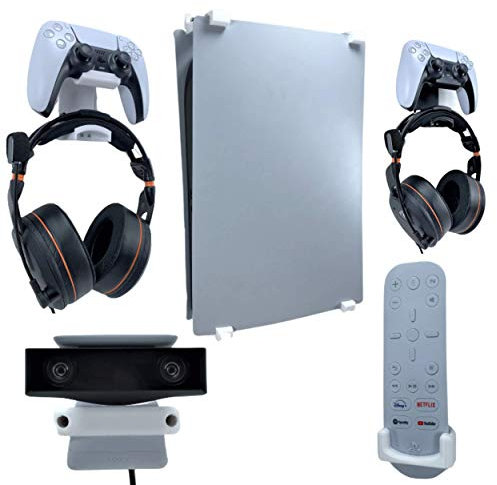 3D Cabin PS5 Display Wall Mounting Kit Set Bracket Pack for Playstation 5 Digital Console