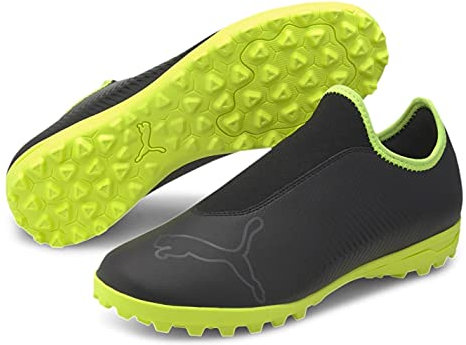 Puma Childrens Finesse Astro Turf Football Boots Black/FluYellow 11 UK Child