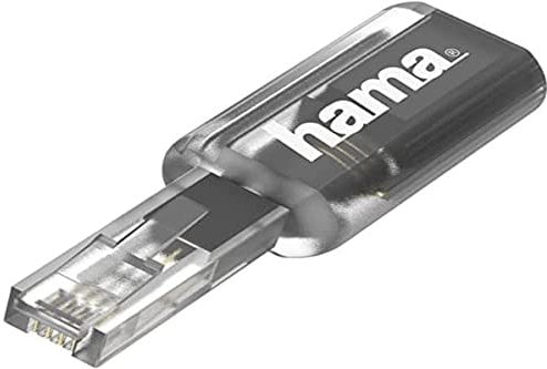 Hama Anti-Twist-Adapter, Transparent/Schwarz