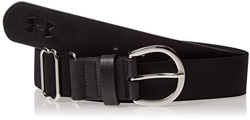 Under Armour Womens Softball Belt, (001) Black / / White, One Size Fits All