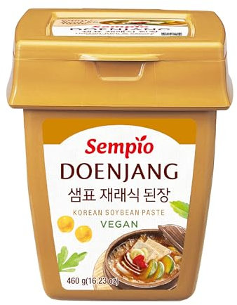 Sempio Doenjang (460g) - Korean Soybean Paste, Umami Flavor. Traditional Authentic Miso Sauce. Vegan, Preservative-Free