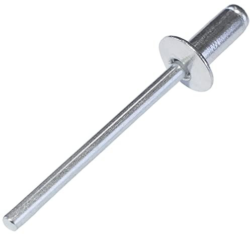 AERZETIX - C17855 - Lot de 50 Rivets aveugles Ø4x8 mm - rivet pop - rivet à rupture de tige - collerette plate - DIN7337