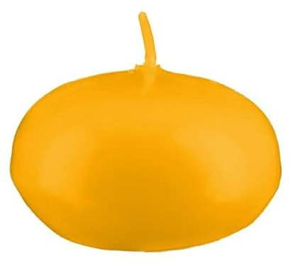 Kopschitz Schwimmkerzen Gelb/Orange Ø 42 x 26 mm, 8 Stück