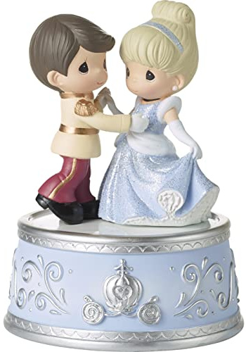 Precious Moments 223103 Disney Showcase Cinderella May Your Dreams Come True, Kunstharz, drehbar