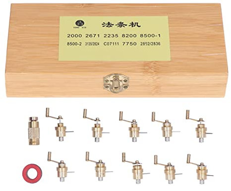 Messing-Uhren-Reparatur-Werkzeug, Hauptfeder-Aufzugswerkzeug, Uhrmacher-Aufzieher, Uhr-Hauptfeder-Winder-Set Hauptfeder-Aufzieher-Set Armbanduhr-Reparatur-Set, DIY-Uhrmacher-Werkzeuge