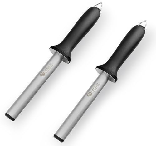 LEVINCHY Schärfer-Set, Diamant-Schleifwerkzeug, Grobgitter, 400er-Griff und feine Griffigkeit, 1000er-Griff, Premium-Messerschärfer für alle Messer, leicht und langlebig