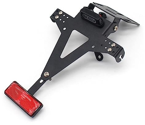 Kennzeichenhalter Motorrad Verstellbarer Winkel Nummernschildhalter Halterung Für - YZF R1 R3 R6 R15 R25 Fz6 Mt-07