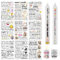 9PCS Kerzentattoos Ostern,Osterhase Kerzenaufkleber Kerzen Tattoos,DIY Wasserschiebefolie Kerzen,Aufkleber für Osterkerzen Wassertransferdruck,Ostermotive Adventskerze Dekorieren,für Kerzen/Keramik