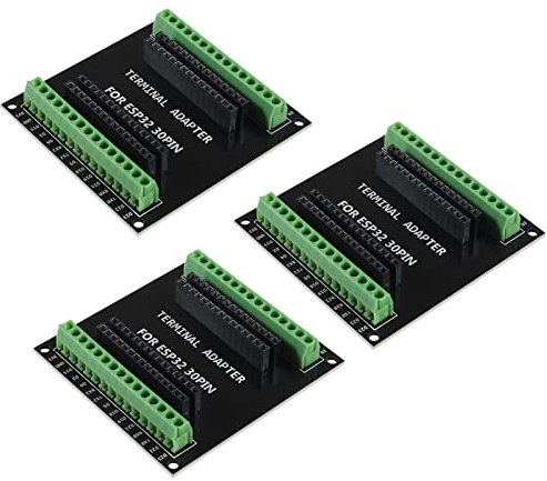 3PCS ESP32 Breakout Board GPIO 1 in 2 kompatibel mit 30 Pins ESP32S ESP32 Entwicklungsboard 2,4 GHz Dual Core WLAN WiFi + Bluetooth 2-in-1 Mikrocontroller ESP-WROOM-32 Chip für Arduino