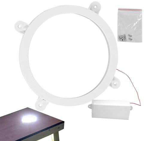 orn Light - Anti-Glare Hole Light, Cornhole Panel Light | Cornhole Light | Anti-Glare LED Cornhole Lights for Hole | Waterproof Ring Lights for Cornhole Waterproof Ring Lights
