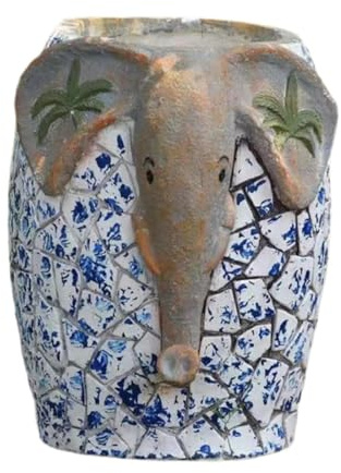 Dualoai Maceta Grande para Jardín de 16 de Alto, Decorativa