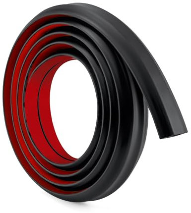 CREWORKS 300CM Canalina Passacavi Pavimento a 3 Canali, Canalina Passacavi Calpestabile Adesiva, PVC Canalina Flessibile per Cavi Elettrici per Casa, Officina, Magazzino, Concerto