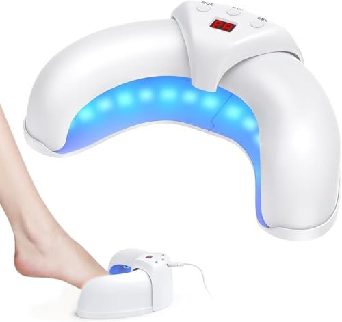 Laser Mycose Ongles des Pieds, Appareil Mycose Ongle Pied, Nettoyage et Réparation Ongles Traitement, 7 Min Par Jour Améliorer Fongique,Pour Plusieurs Ongles des Mains Et des Pieds (A)