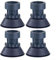 Juego de 4 patas antivibración para lavadoras y secadoras, diseñadas para estabilidad en varias superficies