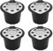 ZYKEJJDDAK 4 cialde da caffè con coperchio in acciaio inox, riutilizzabili, lavabili in lavastoviglie, strumento per la preparazione del caffè espresso domestico
