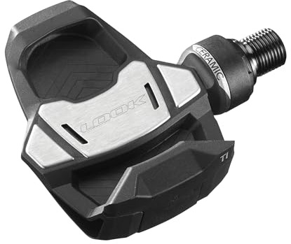 Look KEO Blade Carbon Ti Ceramic (12) Q-Factor 56mm - Titan-Pedale für breite Haltung und maximale Steifigkeit