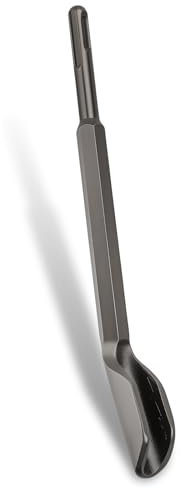msymsyu SDS-PLUS Meißel 1er U-Meißel 22 x 82 x 250 mm Kanalmeißel | Superhartes Stahlmaterial, SDS Universalausführung, für Meißelarbeiten Beton Ziegelwänden, ähnlichen Untergründen verwendet