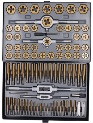 Taraud à pointe hélicoïdale Jeu de tarauds et filières en carbure plaqué, outils à main