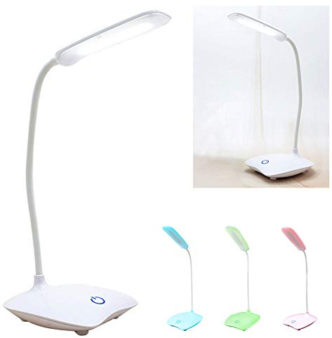 Usb Rechargeable Bureaux Led Lampe De Table Intensité Réglable Lecture Liseuse Interrupteur Tactile Lampes De Bureau 3 Modes Lampes De Bureau