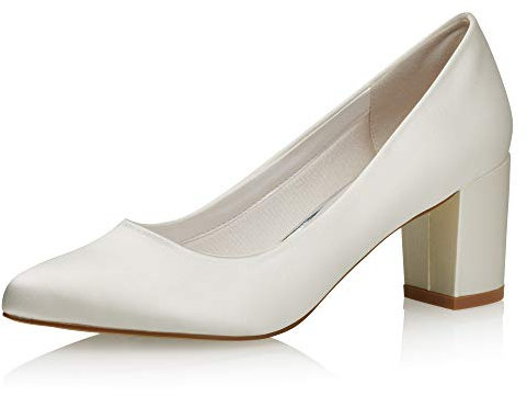 Rainbow Club Brautschuhe Debora - Damen, Pumps, Ivory - Gr. 41 (UK 8)