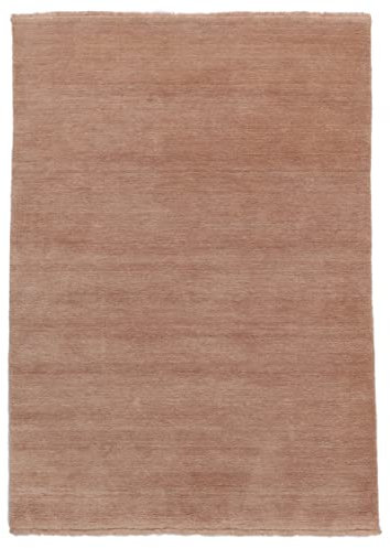 RugVista Handloom Fringes Teppich, 140 x 200 cm, Rosa