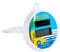 HST Solar Pool Thermometer I Digitales Wasser Temperaturmessgerät für das Schwimmbad & Teich I Wasserthermometer mit Palmen/Insel Motiv I Pool Zubehör