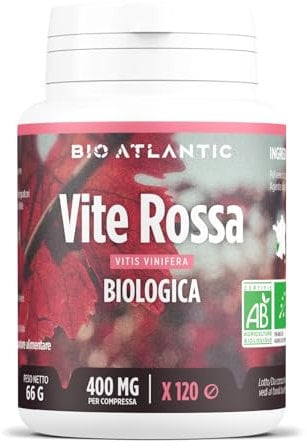 Vite Rossa Bio 400 mg - Vitis Vinifera - 120 compresse