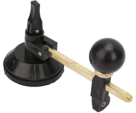 Tagliavetro Bussole a 6 Ruote, Tipo di Bussole Taglierina Circolare# Taglierina Circolare per Vetro Taglierina Circolare con Cerchio a Ventosa (diametro 20 cm)