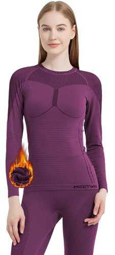 MEETWEE U50 Base Layer Set, Rosso, S Women's