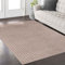 Taracarpet Teppich fürs Wohnzimmer Schlafzimmer und Kinderzimmer Skandi Boho Designerteppich hoch-tief Struktur Wellen Uni beige 240x340 cm