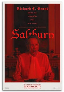 ceok Saltburn Moive Poster, Wandkunst, Dekordruck, Bild, Gemälde für Wohnzimmer, Schlafzimmer, Dekoration, 30 x 45 cm, ungerahmt