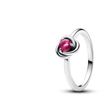 Pandora Ring 192993C10-50 Kreis Ewigkeit rosa