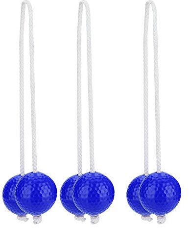 Masyrt Outdoor Sports Ladder Ball Game 3 Pairs Ladder Ball Toss Bolas Set Replacement Sports Balls for Ladder Toss Game (Blue)